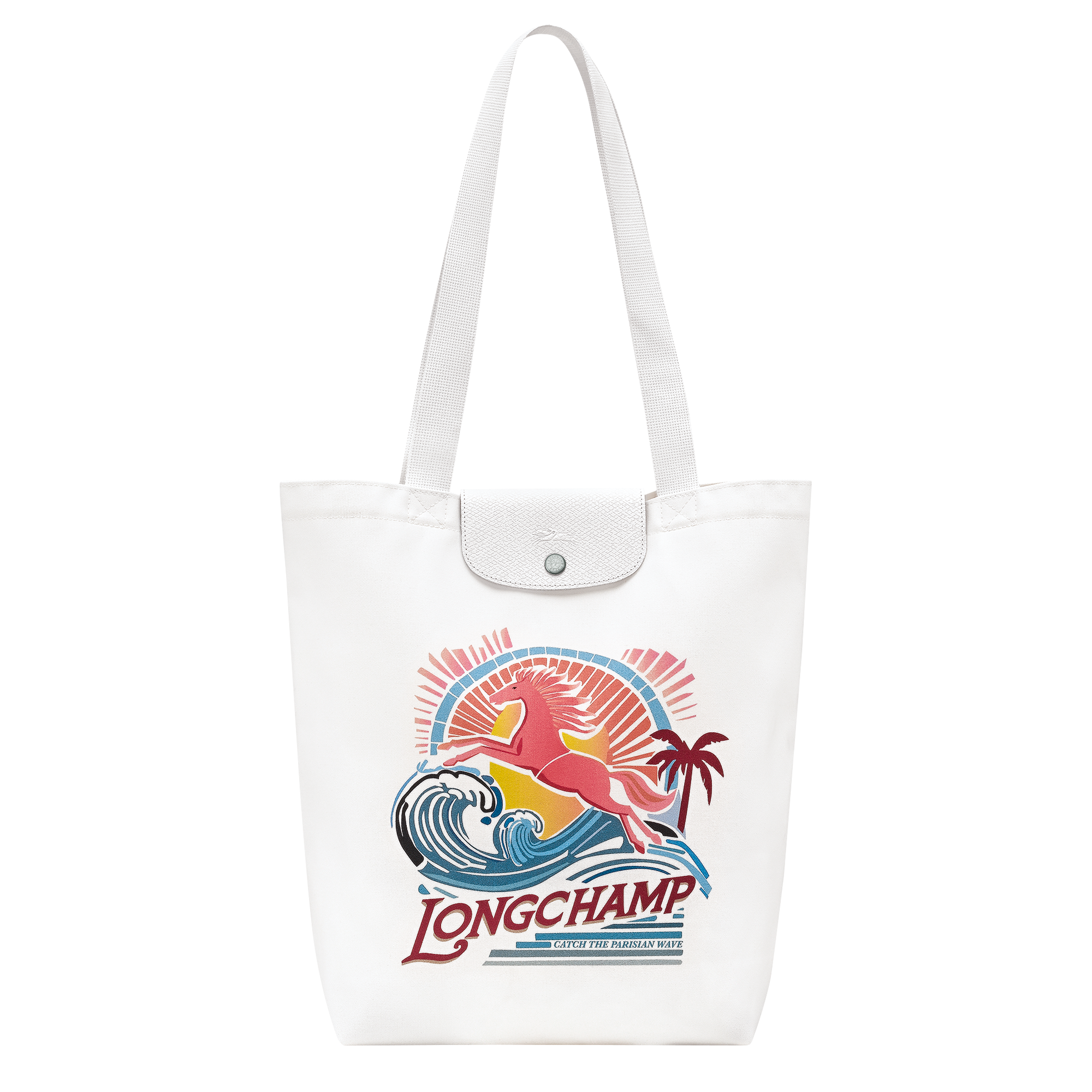 Le Pliage Collection 托特包 M, 彩虹色