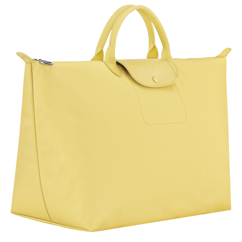Le Pliage One L Travel bag , Lime - Canvas  - View 3 of  7