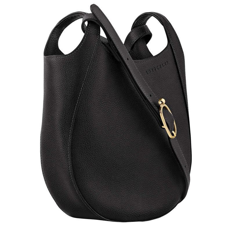 Le Foulonn&eacute; S Crossbody bag , Black - Leather  - View 3 of  6