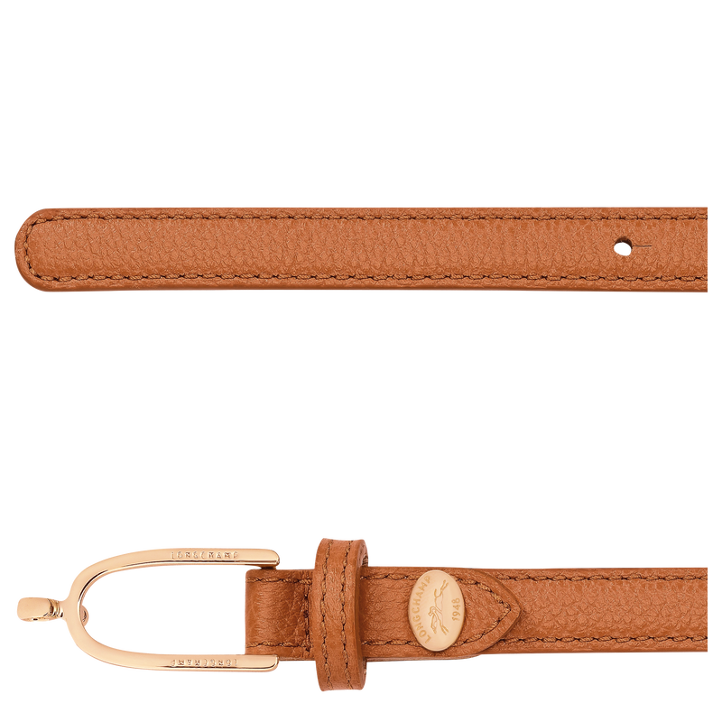 女士皮带 , 琥珀棕 - 皮革  - 查看 3 3