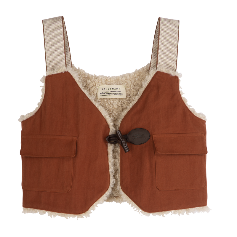 Cardigan , Marmalade - Faux fur-lined cotton  - View 1 of  4