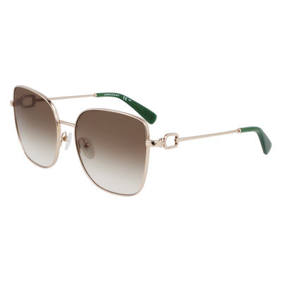 Sunglasses , Gold/Green - Metal