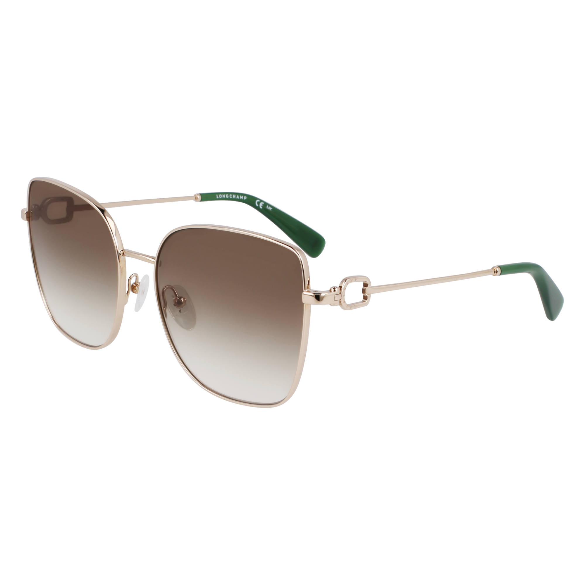 Sunglasses, Gold/Green - View 2 of
2 - zoom in null Sunglasses, Gold/Green