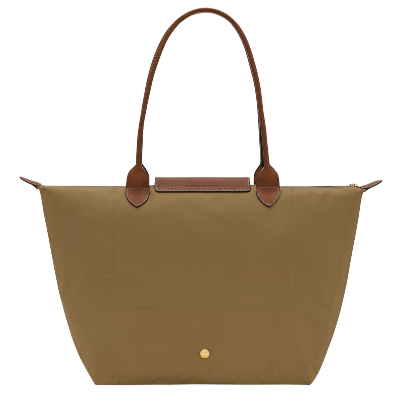 Le Pliage Original L Tote bag , Olive - Recycled canvas  - View 3 of  6
