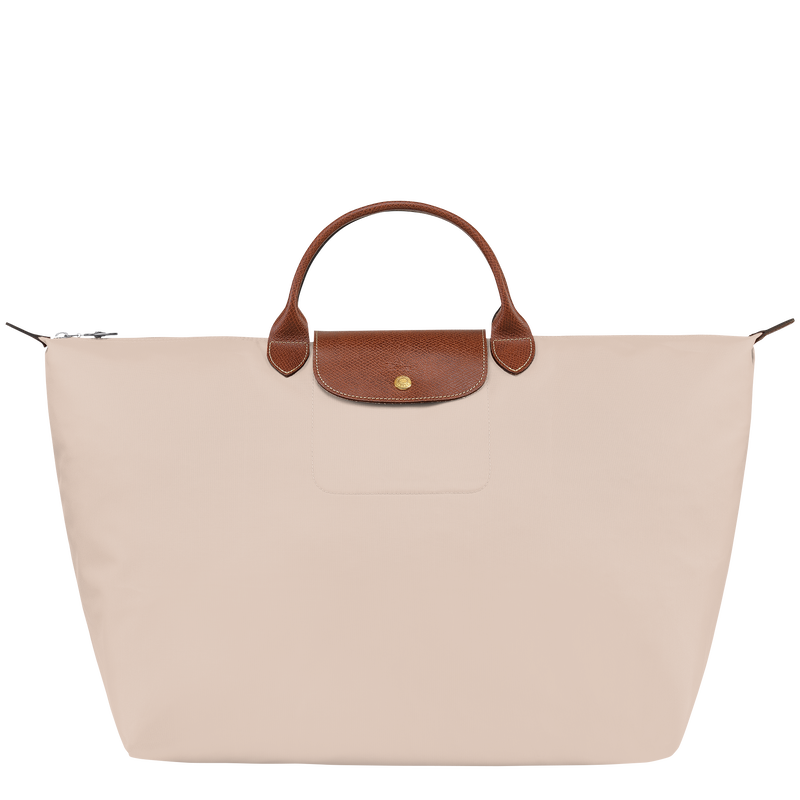 Le Pliage Original L 旅行包 , 纸张白 - 再生帆布  - 查看 1 7