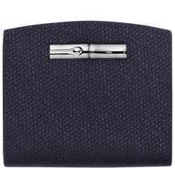 Roseau Wallet , Bilberry - Leather
