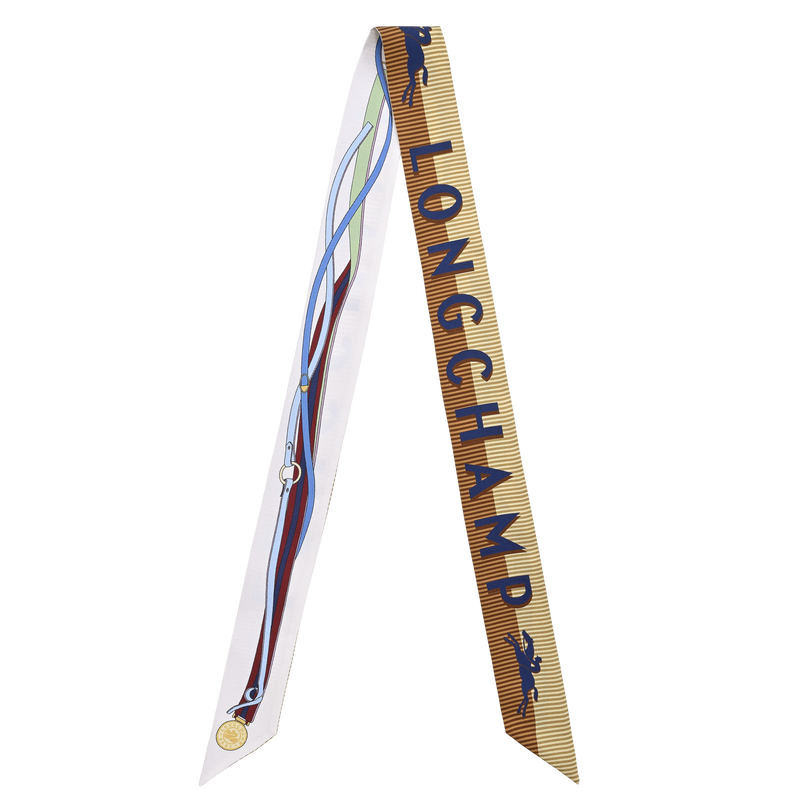A Toute Allure Headband , Ivory - Silk  - View 1 of  2