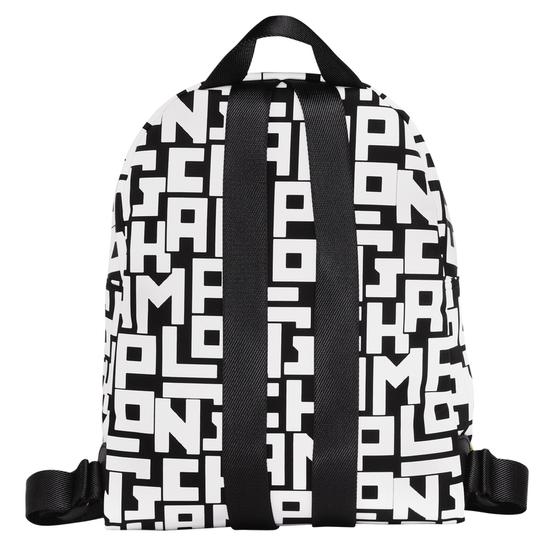 Le Pliage LGP S Backpack , Black/White - Canvas  - View 3 of  3