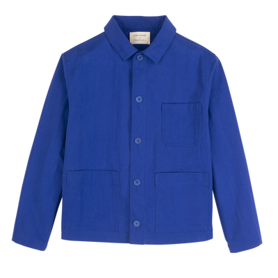 Jacket , Cobalt - Cotton