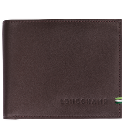 Longchamp sur Seine Wallet , Mocha - Leather