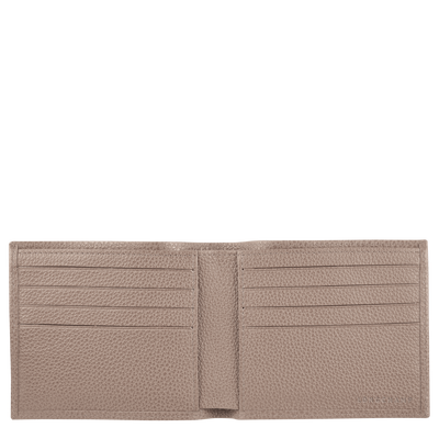 Le Foulonné Wallet , Turtledove - Leather
