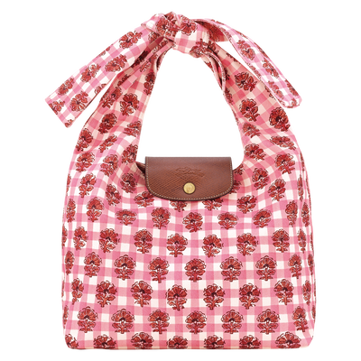 Le Pliage 系列 M 肩背包 , 胭脂粉 - 帆布