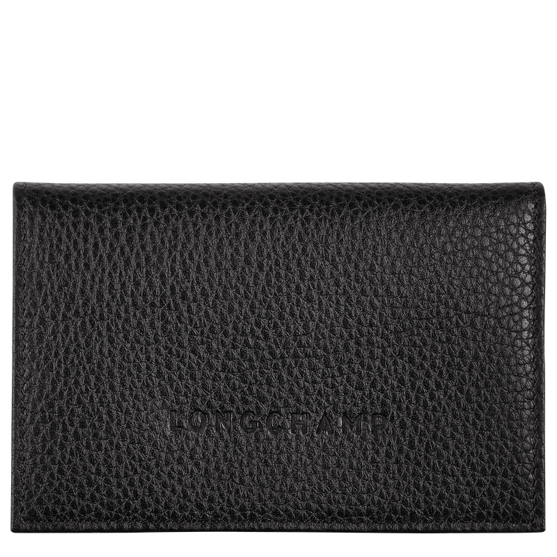 Le Foulonn&eacute; Card holder , Black - Leather  - View 1 of  2