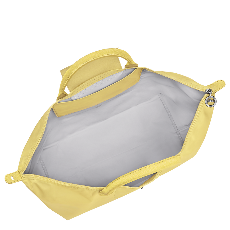 Le Pliage One L Travel bag , Lime - Canvas  - View 5 of  7
