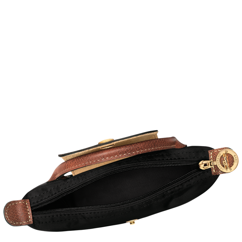 Le Pliage Original Pouch with handle , Black - Recycled canvas  - View 5 of  6