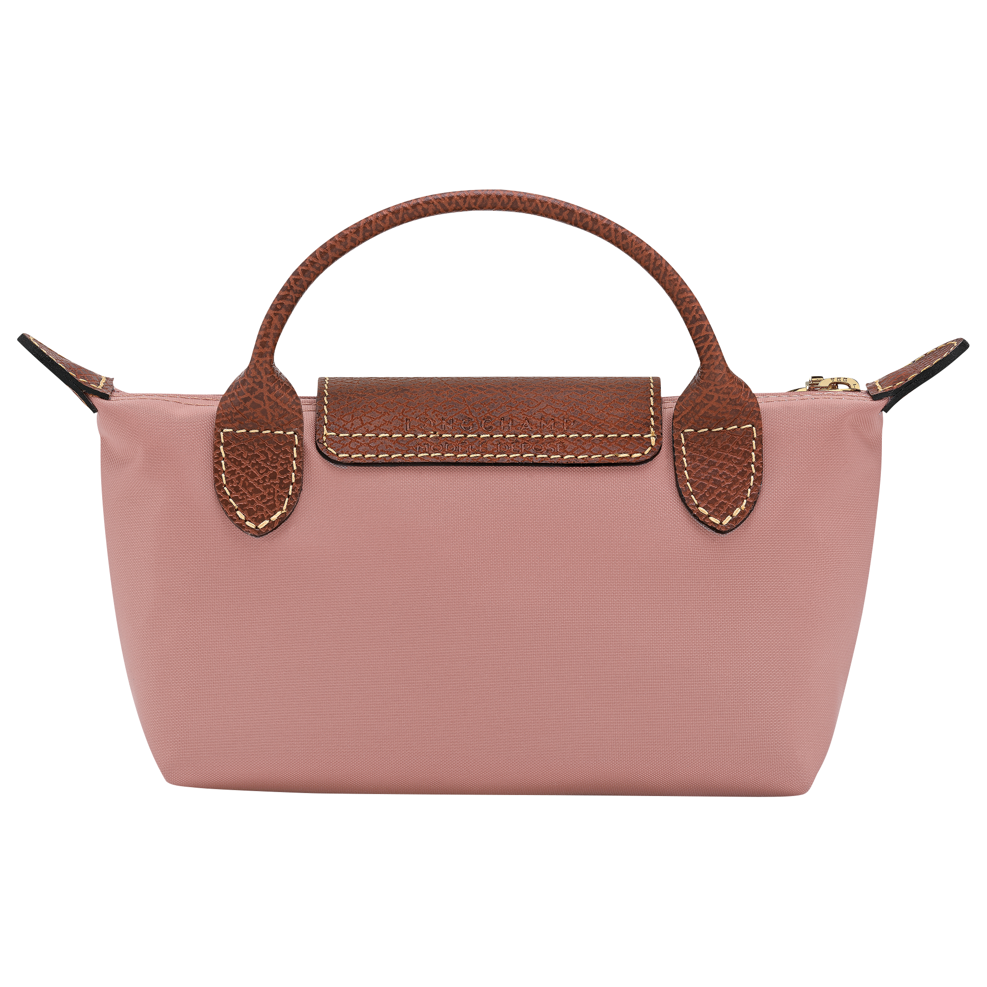 Pouch with handle, Pink Tea - View 3 of
5 - zoom in Le Pliage Original Pouch with handle, Pink Tea