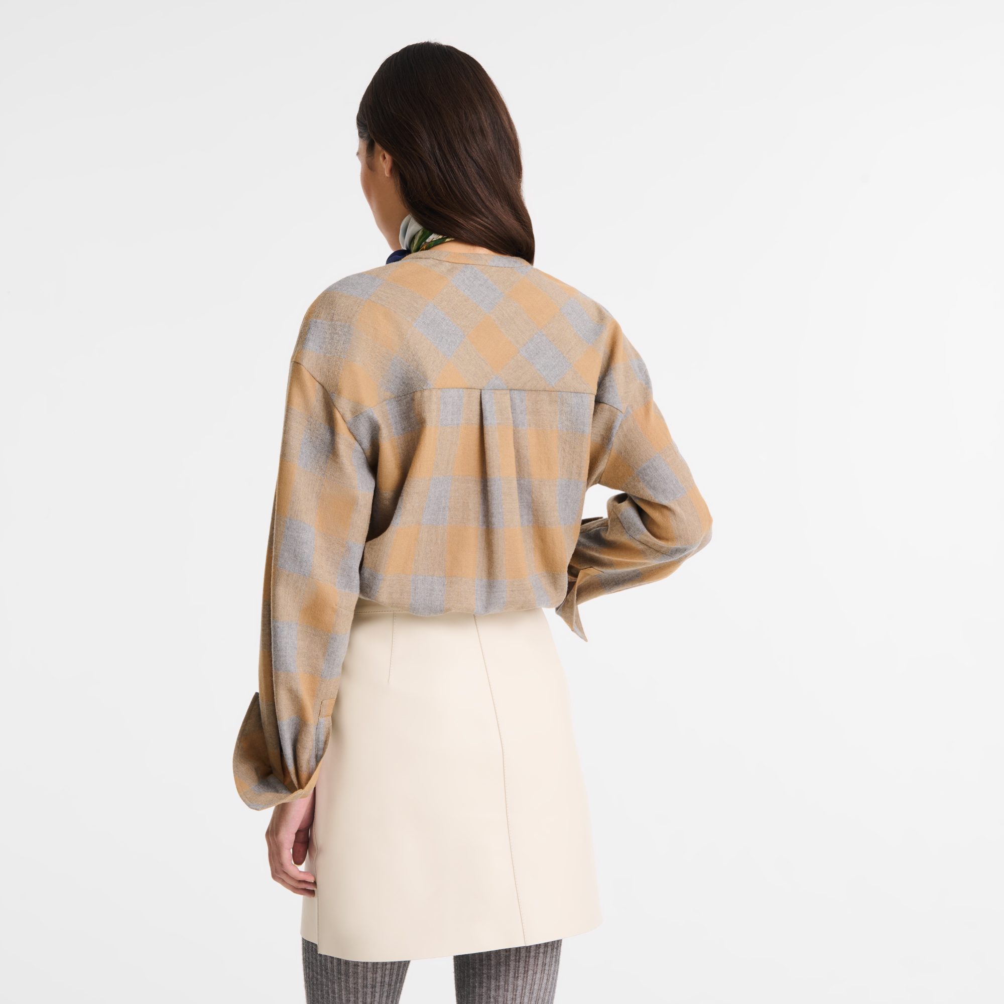 Shirt, Camel/Grey - View 2 of
4 - zoom in null Shirt, Camel/Grey