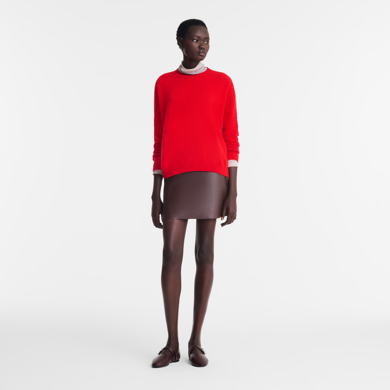 毛衣 , 红色 - 针织  - 查看 2 5