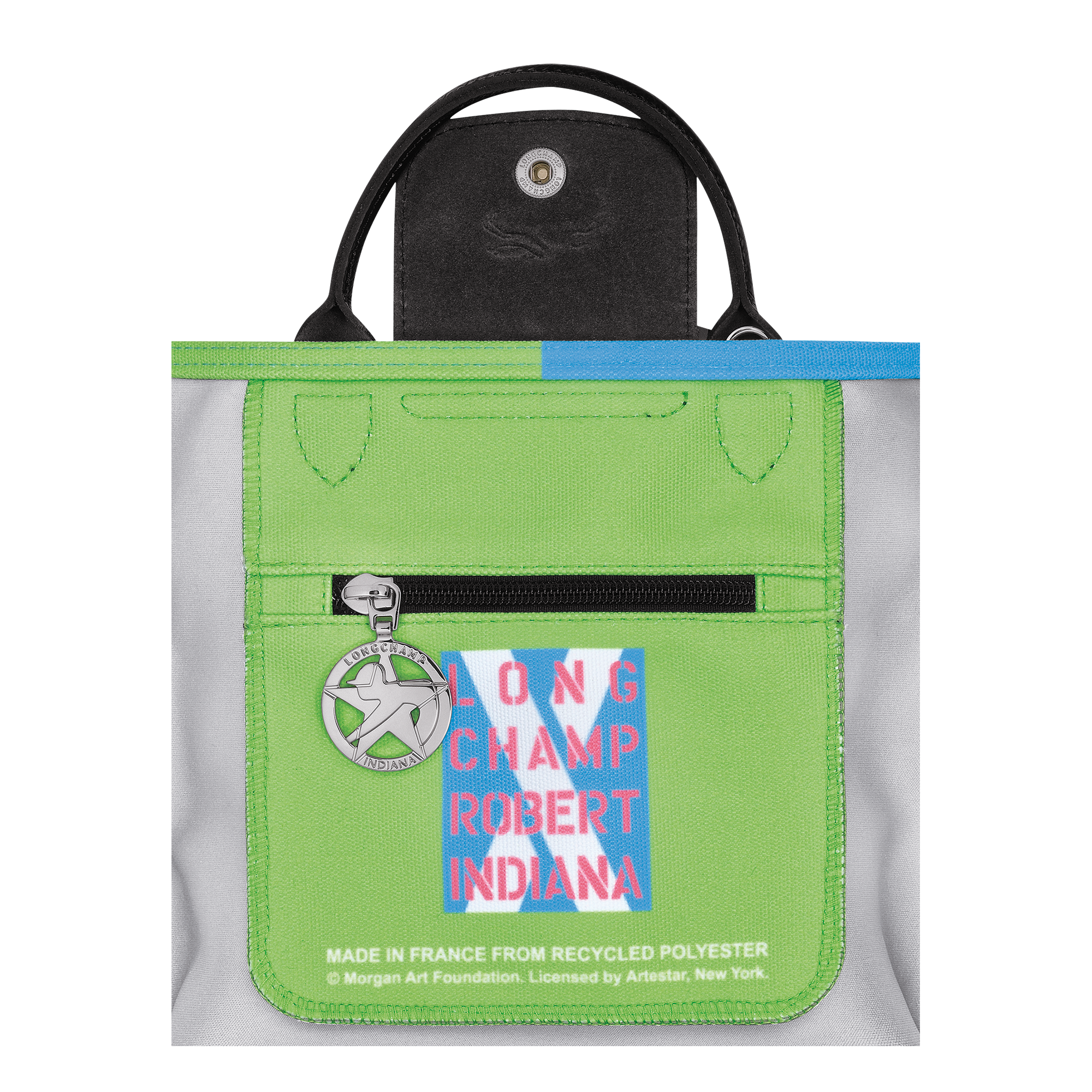 Longchamp x Robert Indiana 斜挎包 XS, 粉红色