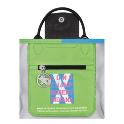 Longchamp x Robert Indiana 斜挎包 XS, 粉红色