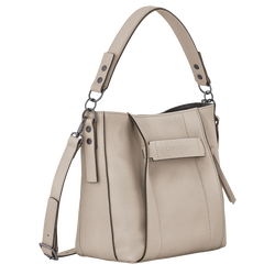 Longchamp 3D 斜挎包 S, 土褐色