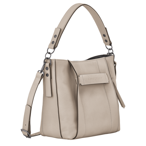 Longchamp 3D S Crossbody bag , Clay - Leather - View 3 of  5
