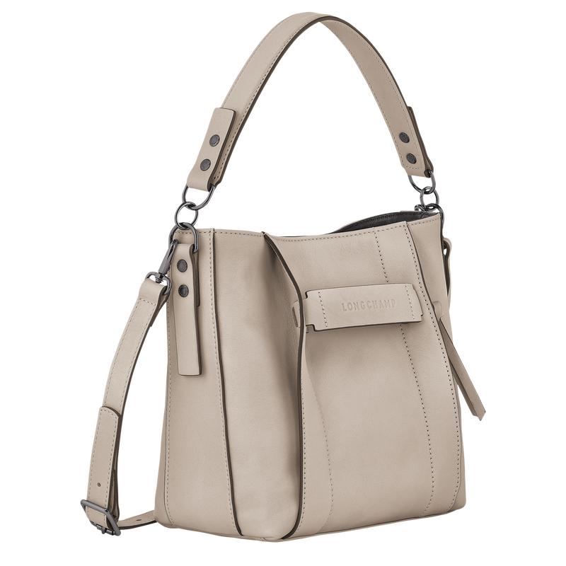 Longchamp 3D S Crossbody bag , Clay - Leather  - View 3 of  5