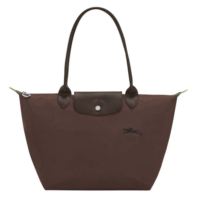Le Pliage Green M Tote bag , Mocha - Recycled canvas  - View 1 of  7