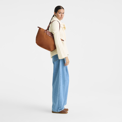 Le Pliage Original M 托特包 , 干邑色 - 再生帆布