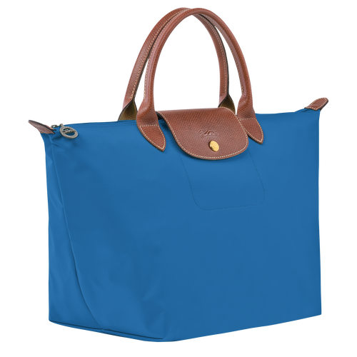 Le Pliage Original M Handbag , Cobalt - Recycled canvas - View 2 of  5
