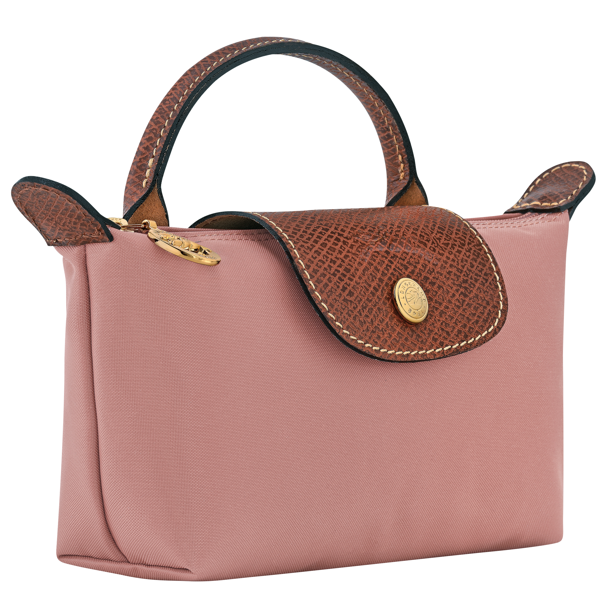 Le Pliage Original 化妆包, 茶粉色
