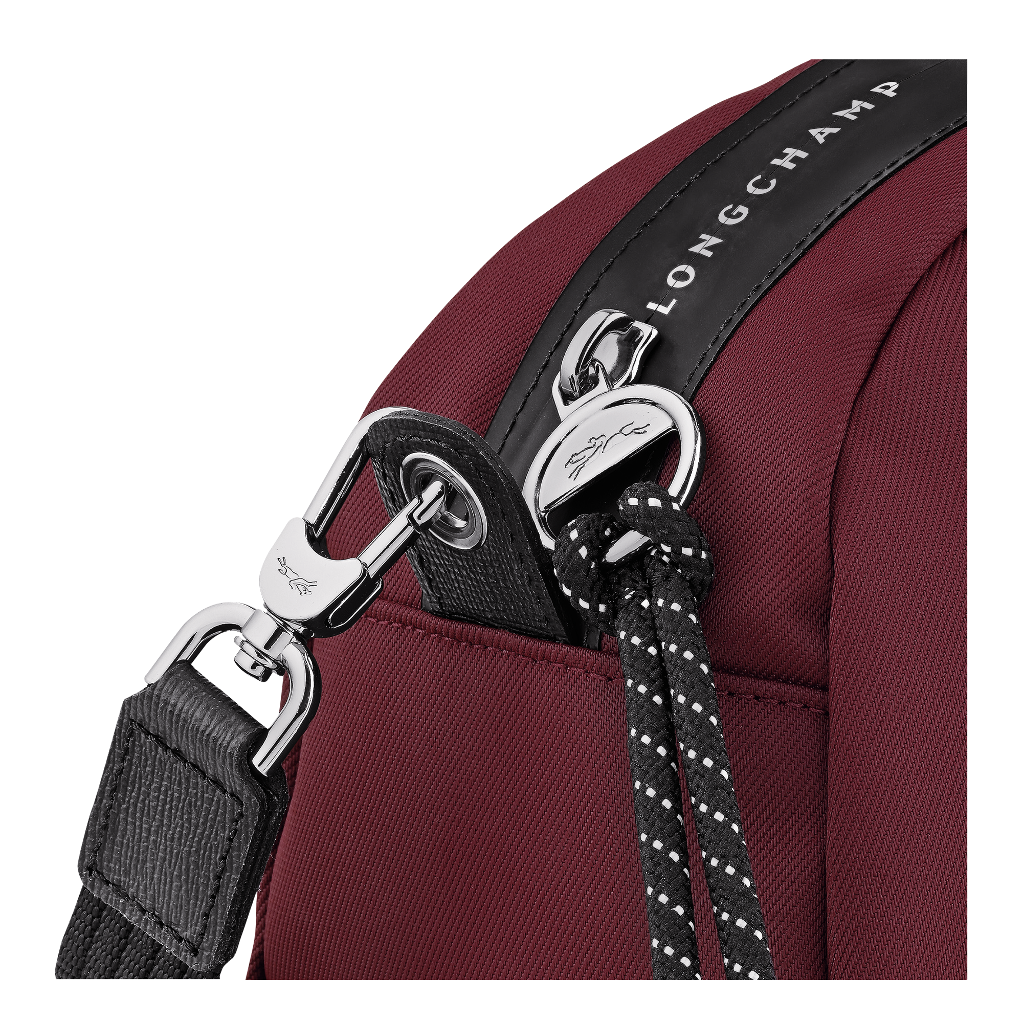 Le Pliage Energy 手提包 M, 勃艮第色