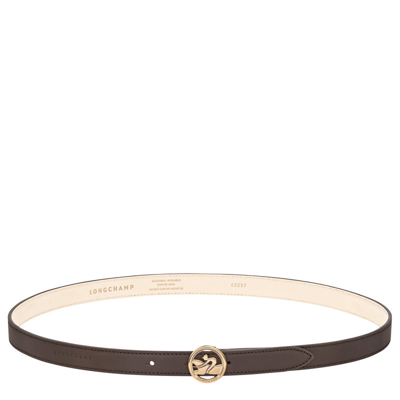 女士皮带 , 摩卡色 - 皮革  - 查看 1 3