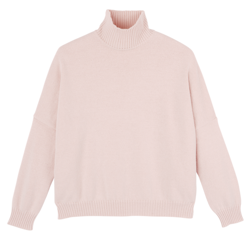 High neck sweater