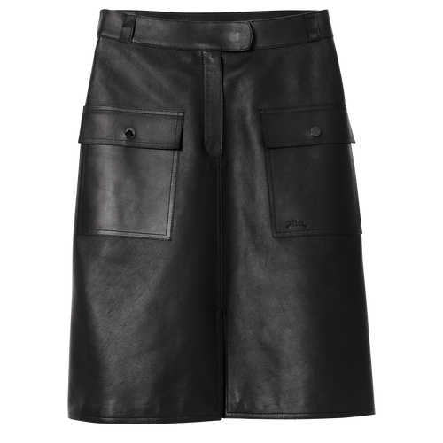 Skirt , Black - Lambskin - View 1 of  3