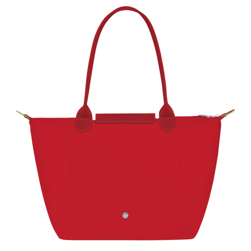 Le Pliage Green M Tote bag , Tomato - Recycled canvas - View 4 of  7