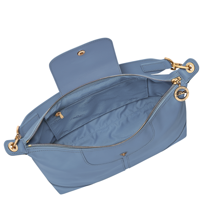 Le Pliage Xtra Shoulder bag , Slate - Leather  - View 5 of  6