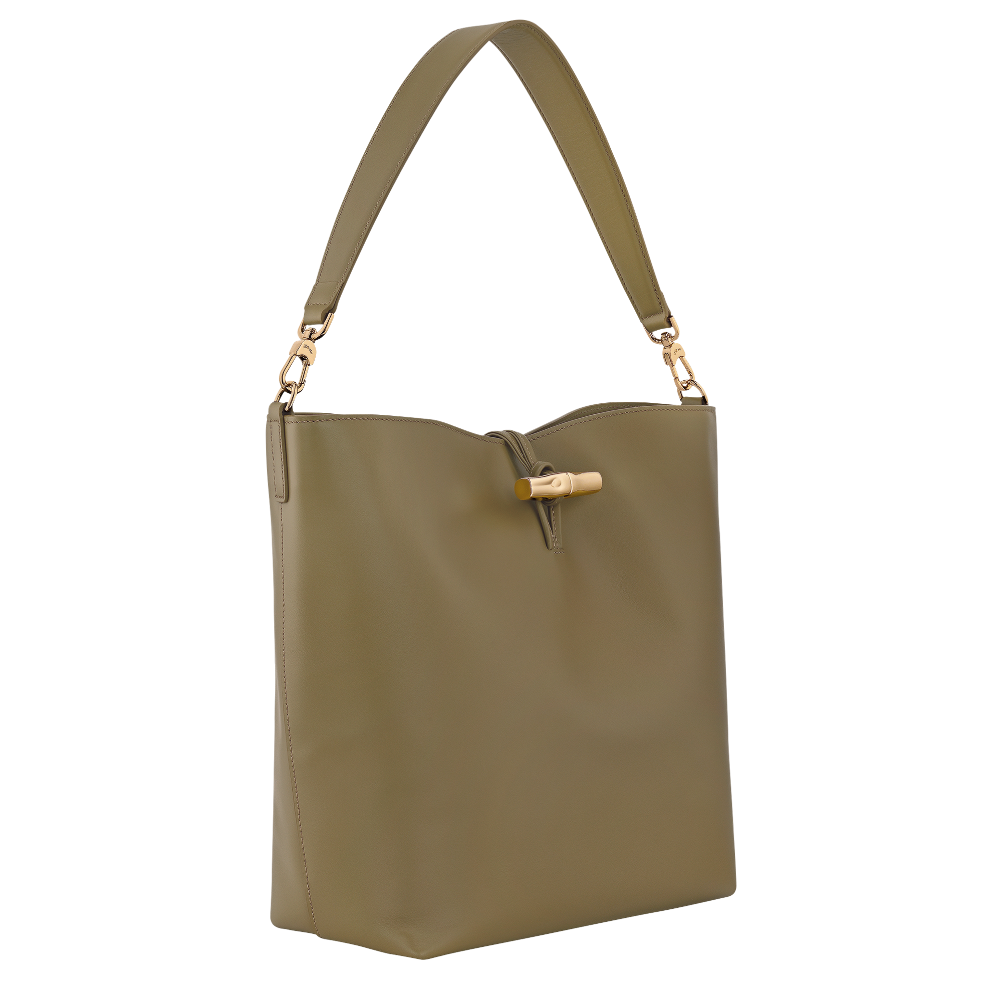 Le Roseau Hobo bag M, Olive