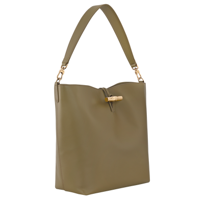 Le Roseau Hobo bag M, Olive