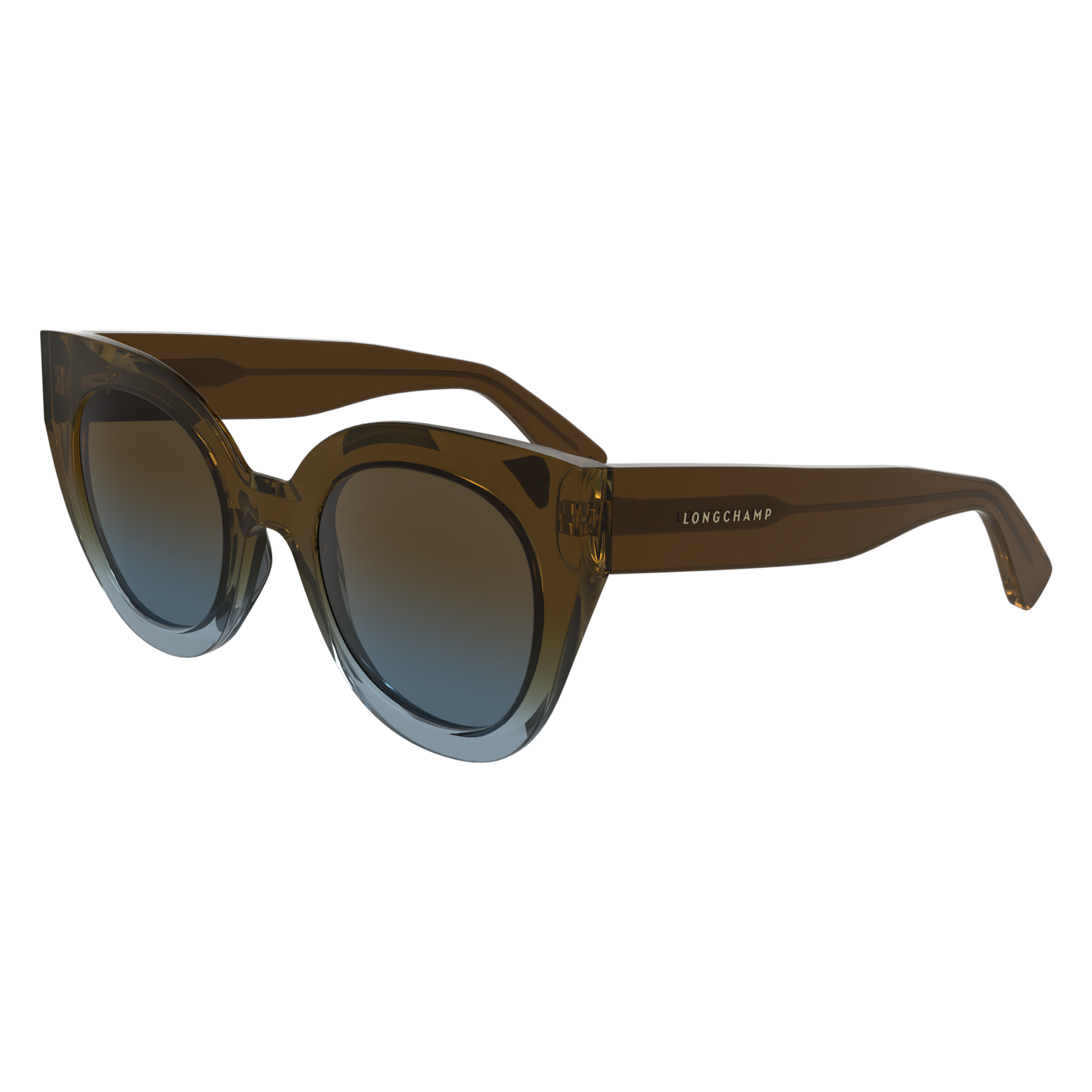 Sunglasses, Brown/Azure - View 2 of
2 - zoom in null Sunglasses, Brown/Azure