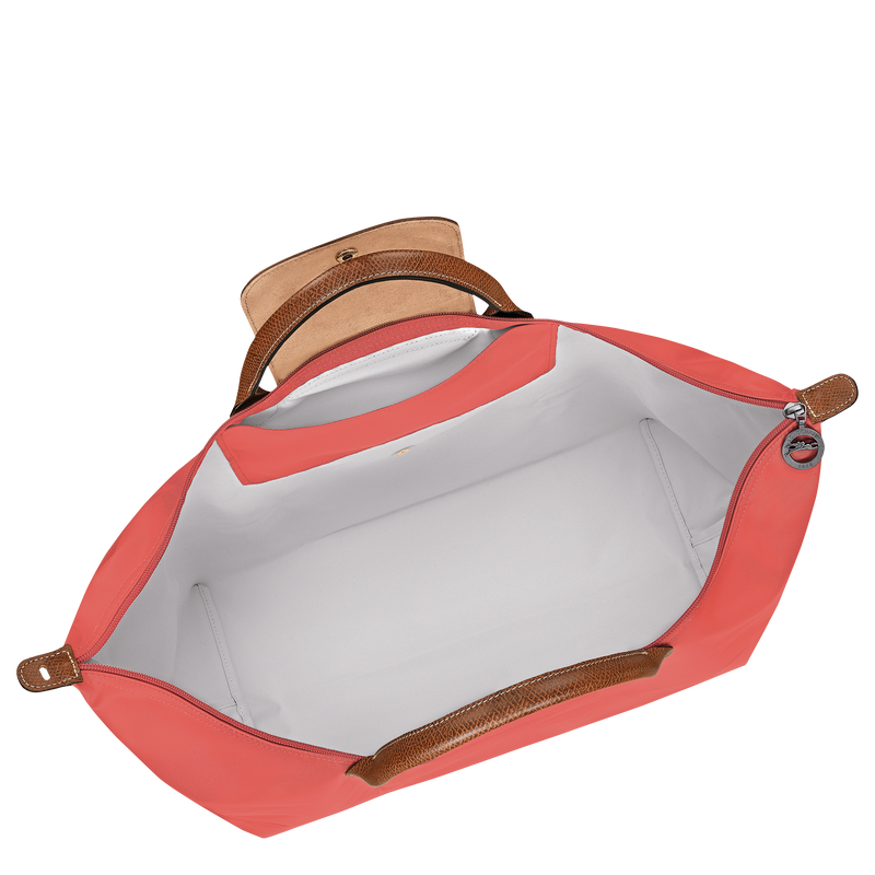 Le Pliage Original L Travel bag , Strawberry - Recycled canvas  - View 4 of  6