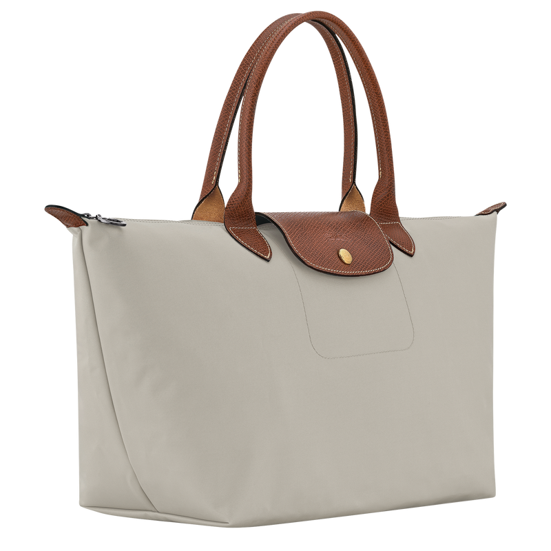 Le Pliage Original L Handbag , Pebble - Canvas  - View 3 of  7