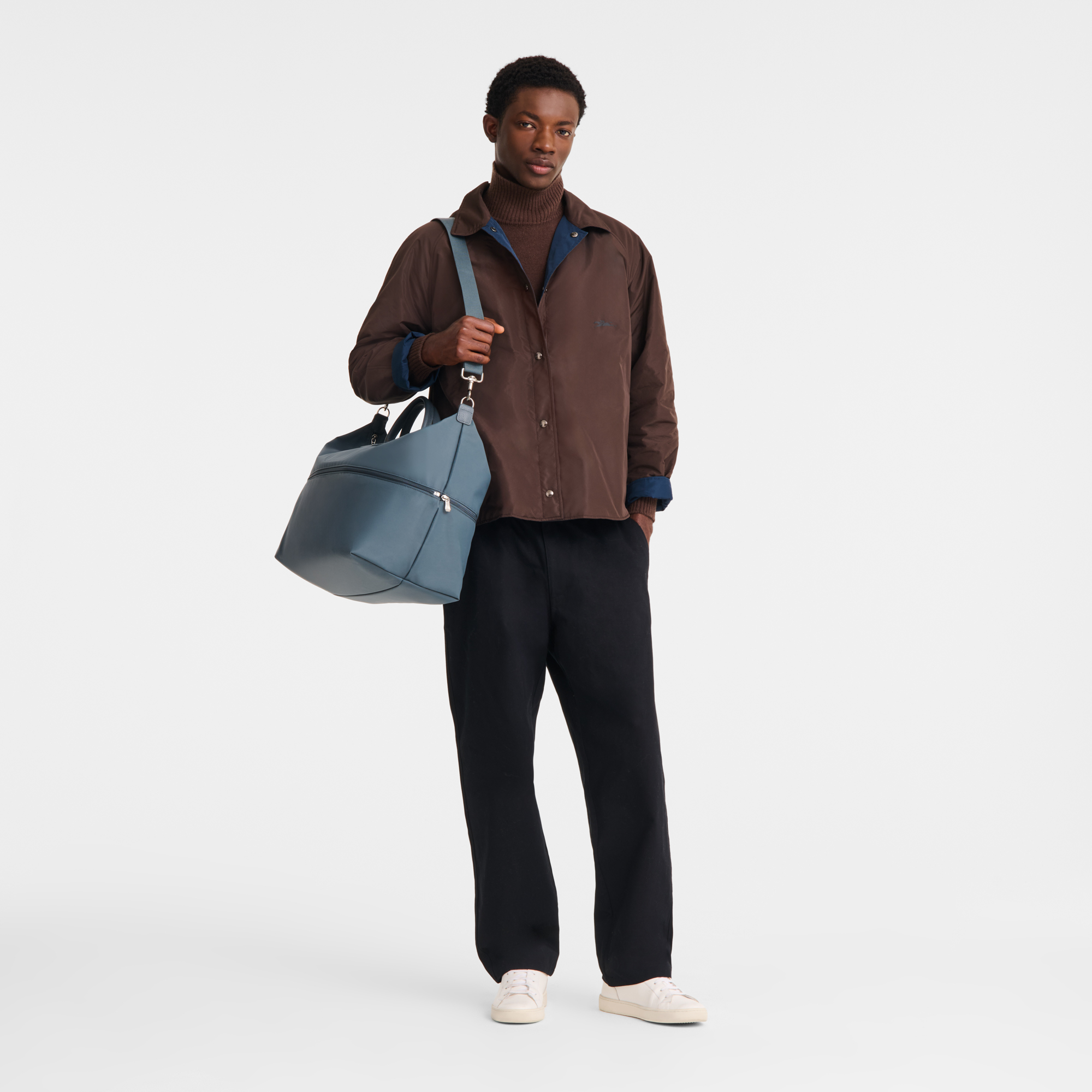 Le Pliage One Travel bag expandable, Anthracite