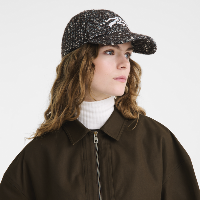 Cap , Mocha - Tweed  - View 2 of  4