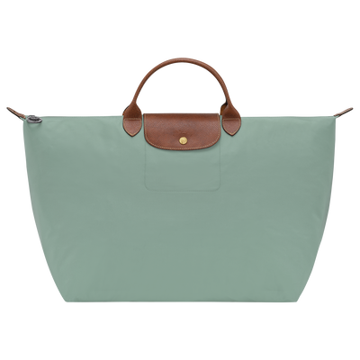 Le Pliage Original L 旅行包 , 青瓷 - 再生帆布