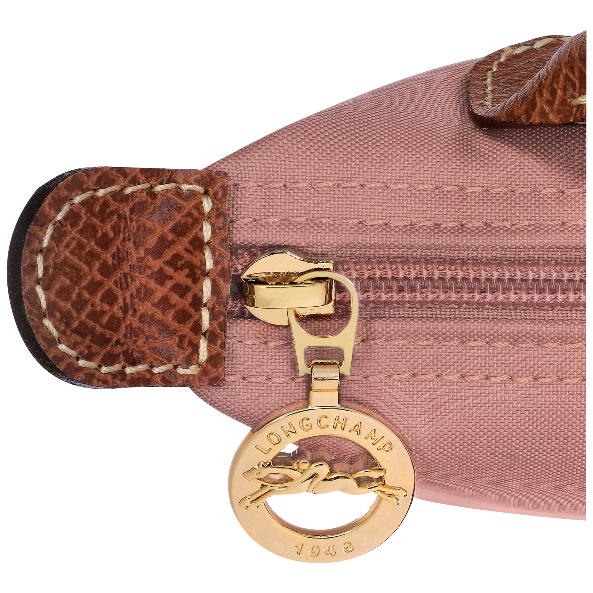 Pouch with handle, Pink Tea - View 5 of
5 - zoom in Le Pliage Original Pouch with handle, Pink Tea