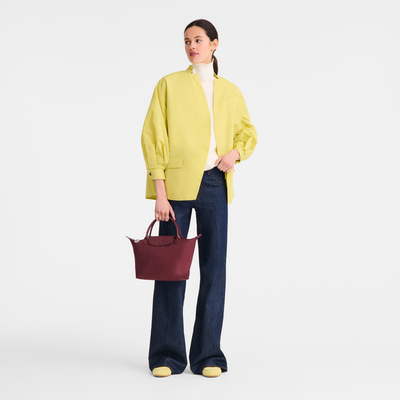 Le Pliage One S 手提包 , 勃艮第色 - 帆布