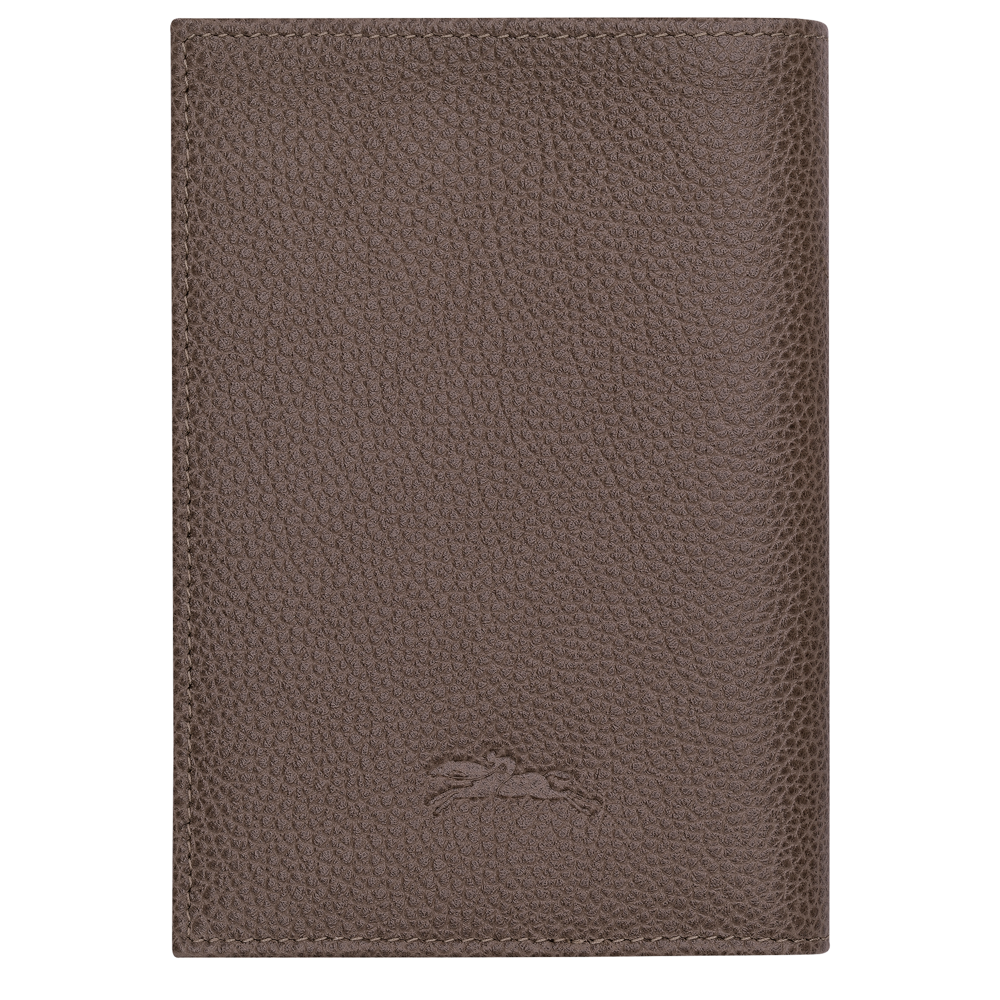 Le Foulonn&eacute; Passport cover, Taupe