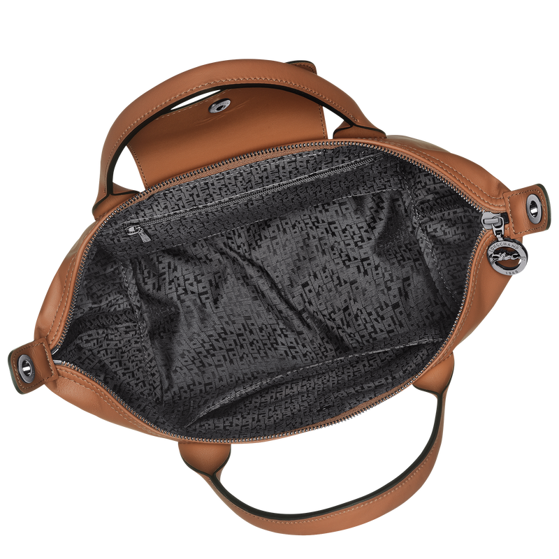 Le Pliage Xtra S Handbag , Cognac - Leather  - View 5 of  6