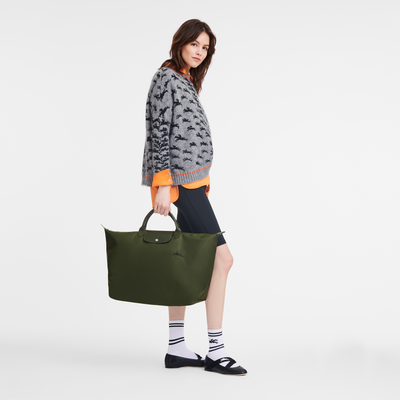 Le Pliage Green 旅行包 L, 森林绿